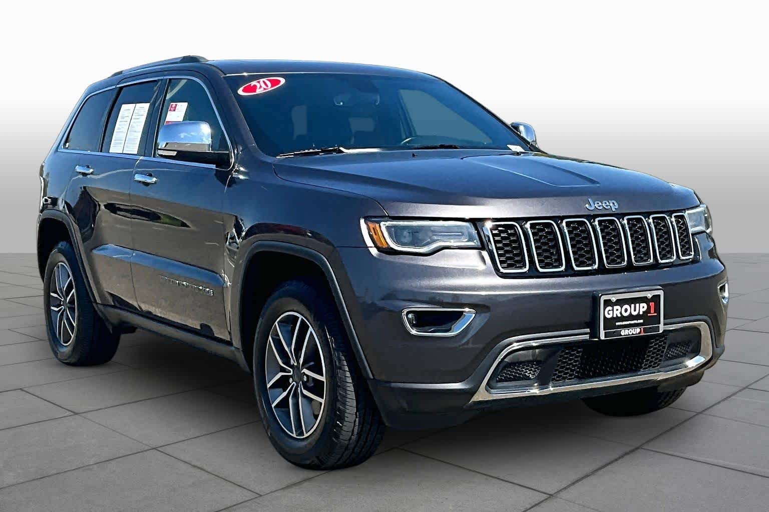 Used 2020 Granite Crystal Metallic Clearcoat Jeep Limited image 2