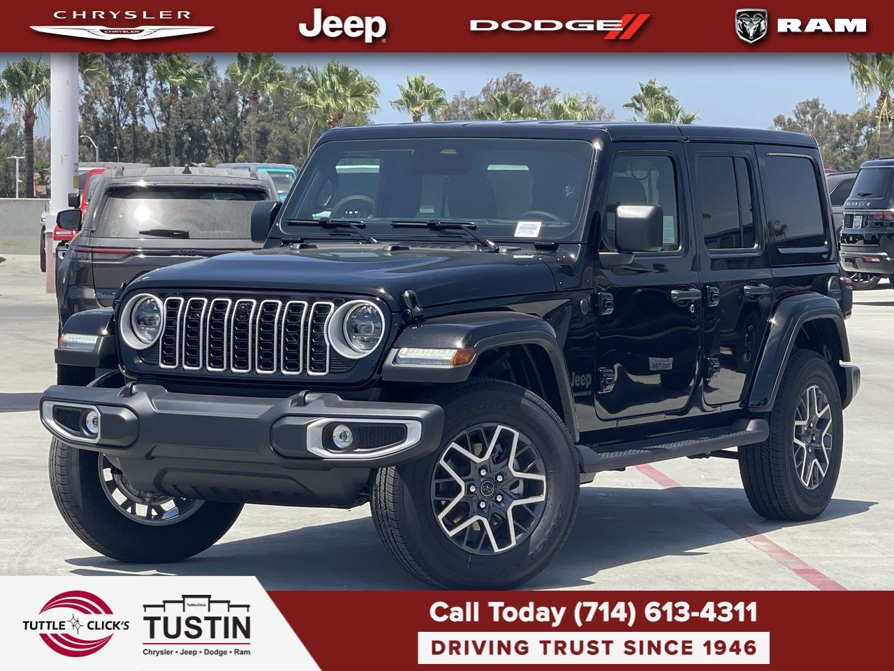 New 2026 Black Clear-Coat Exterior Paint Jeep Sahara image 1