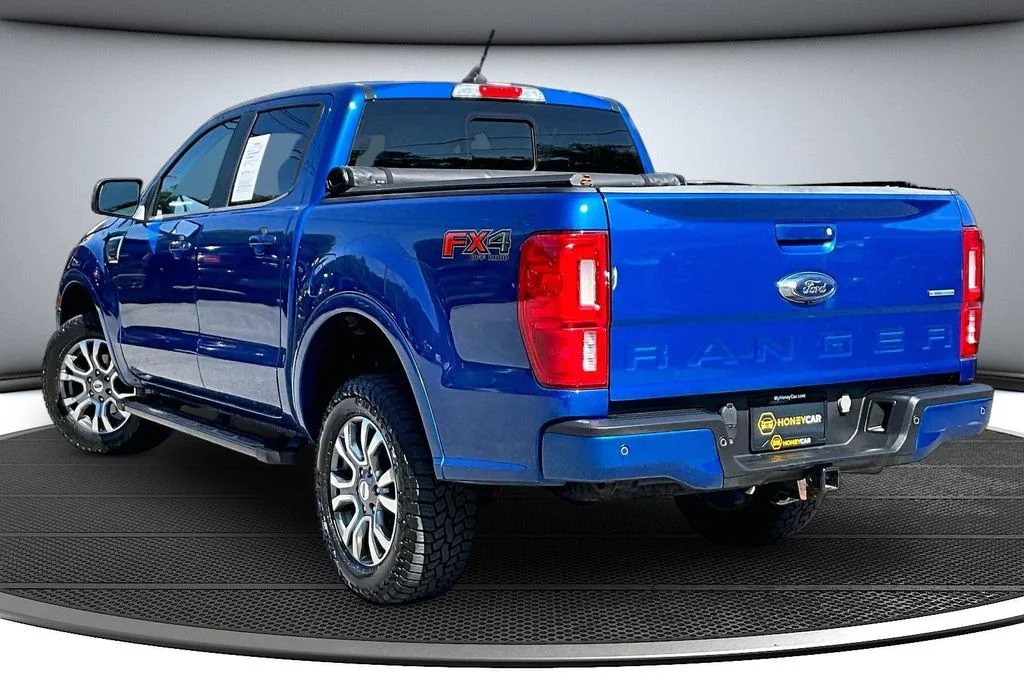 Certified Used 2019 Blue Ford Lariat image 4