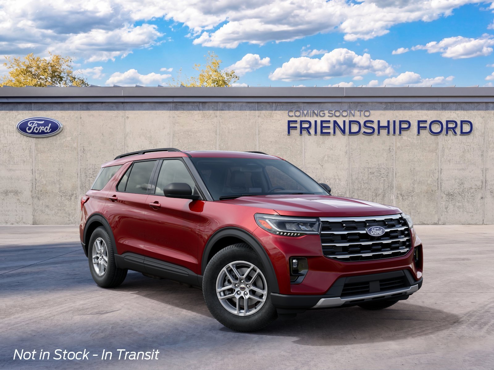 New 2027 Ruby Red Metallic Tinted Clearcoat Ford Active image 4
