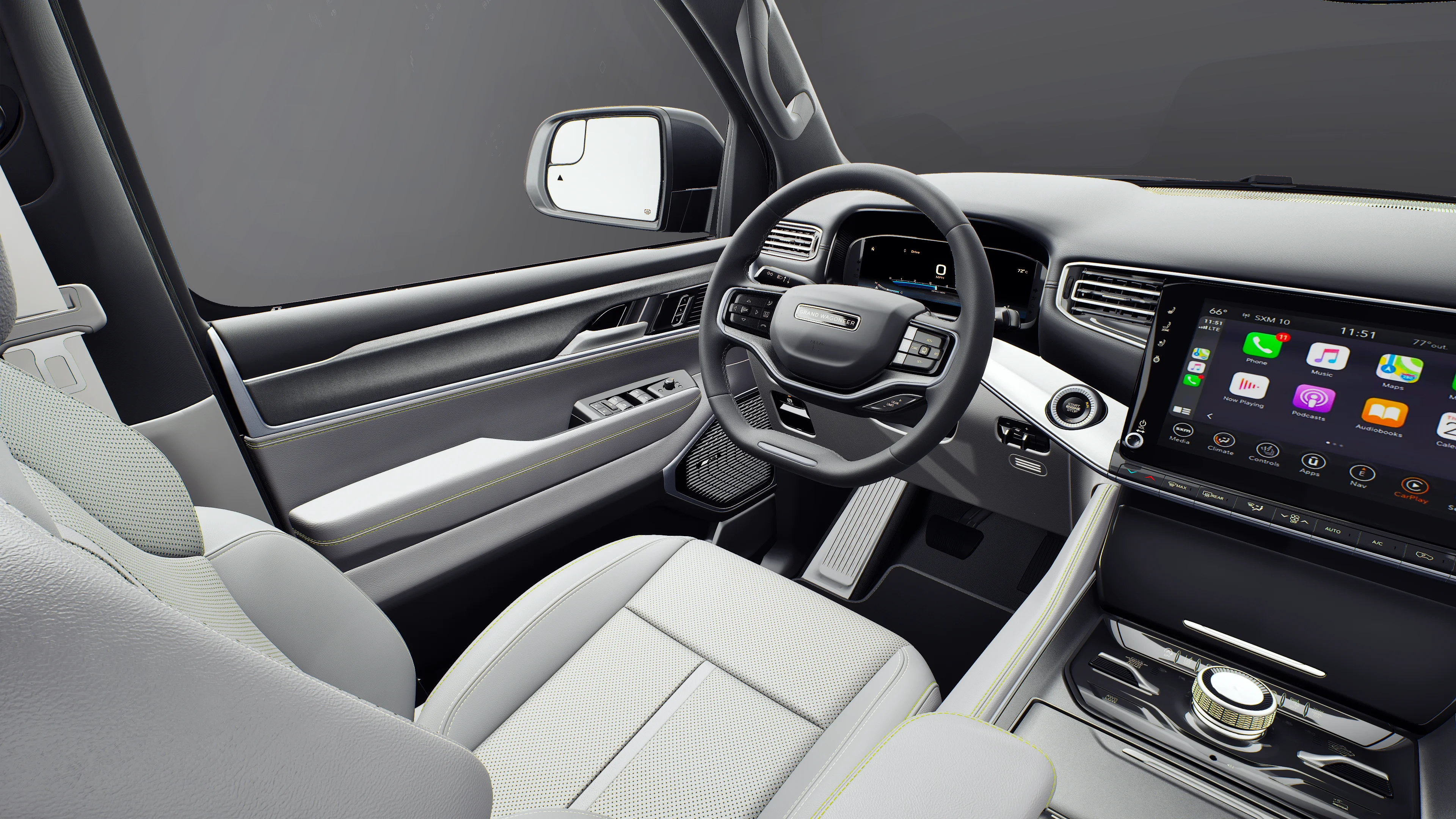 New 2027 Bright White Clear-Coat Paint Jeep Grand Wagoneer image 8