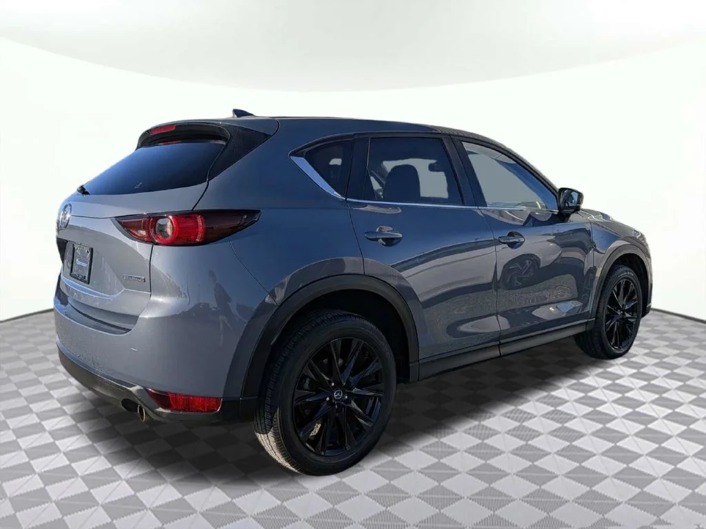 Used 2021 Polymetal Gray Metallic Mazda Carbon Edition image 3