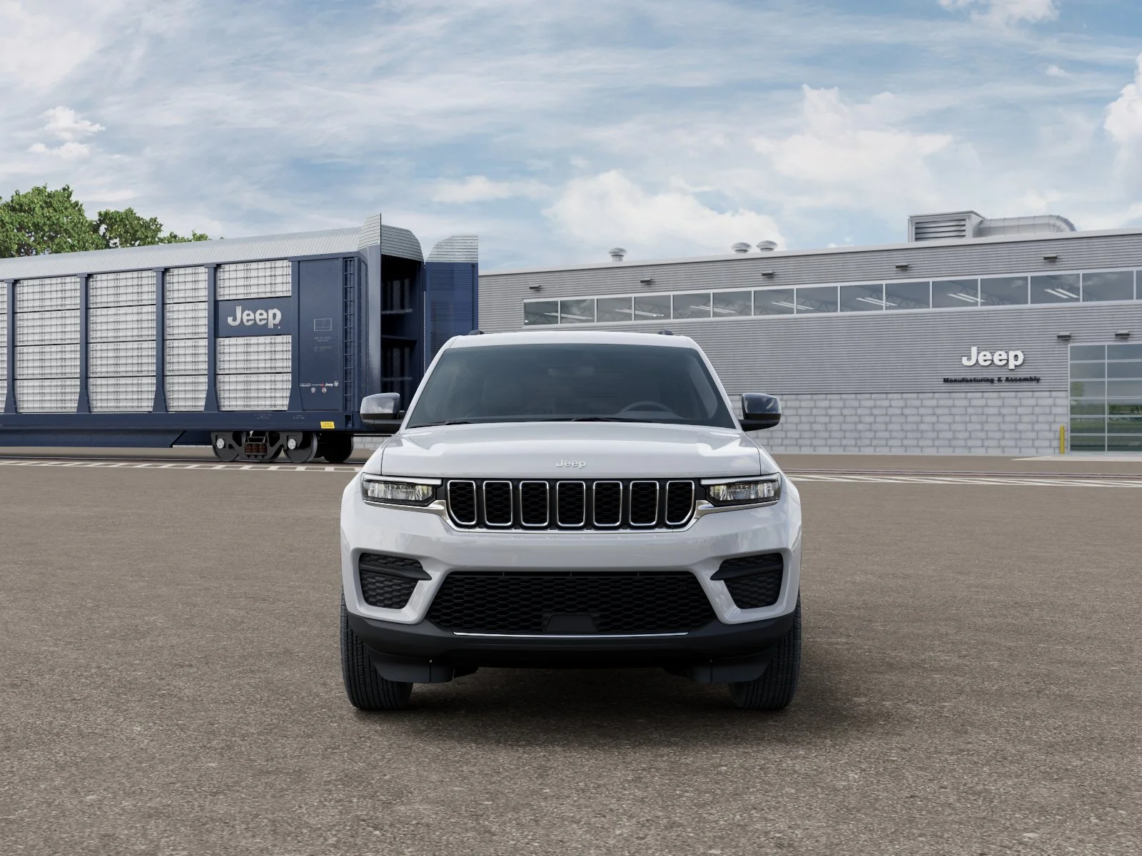 New 2026 Bright White Clear-Coat Exterior Paint Jeep Laredo X image 32