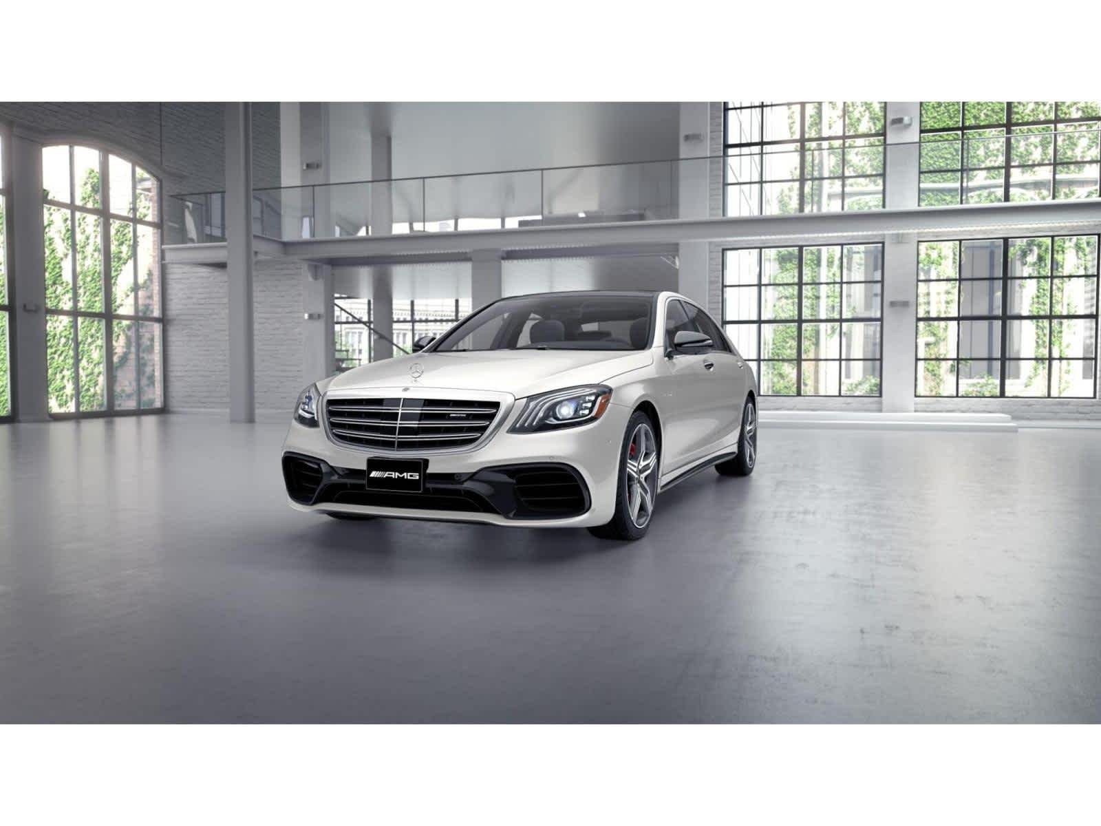 Used 2019 designo Diamond White Mercedes-Benz AMG® S 63 image 41