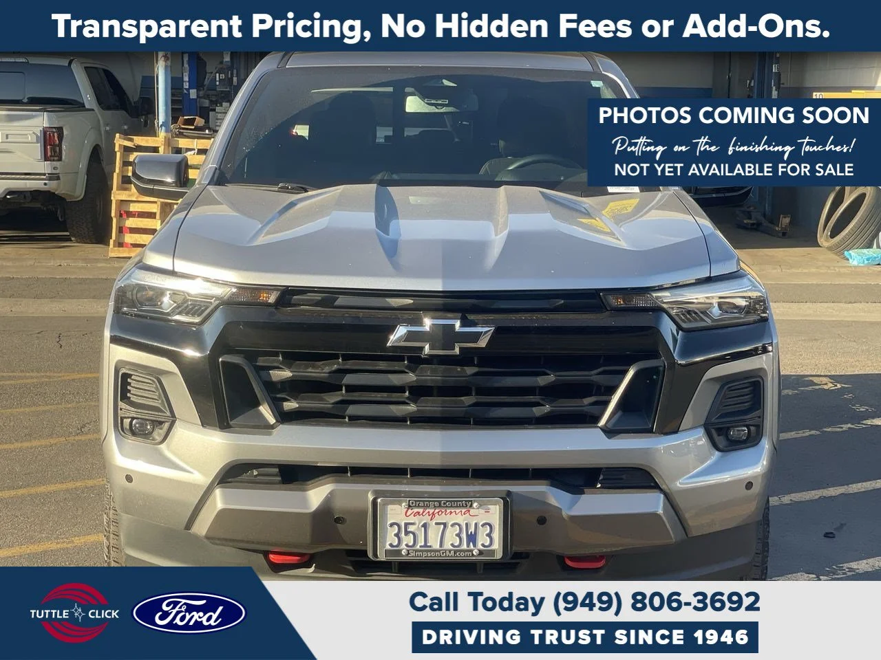 Used 2023 Sterling Gray Metallic Chevrolet 4WD Z71 image 1