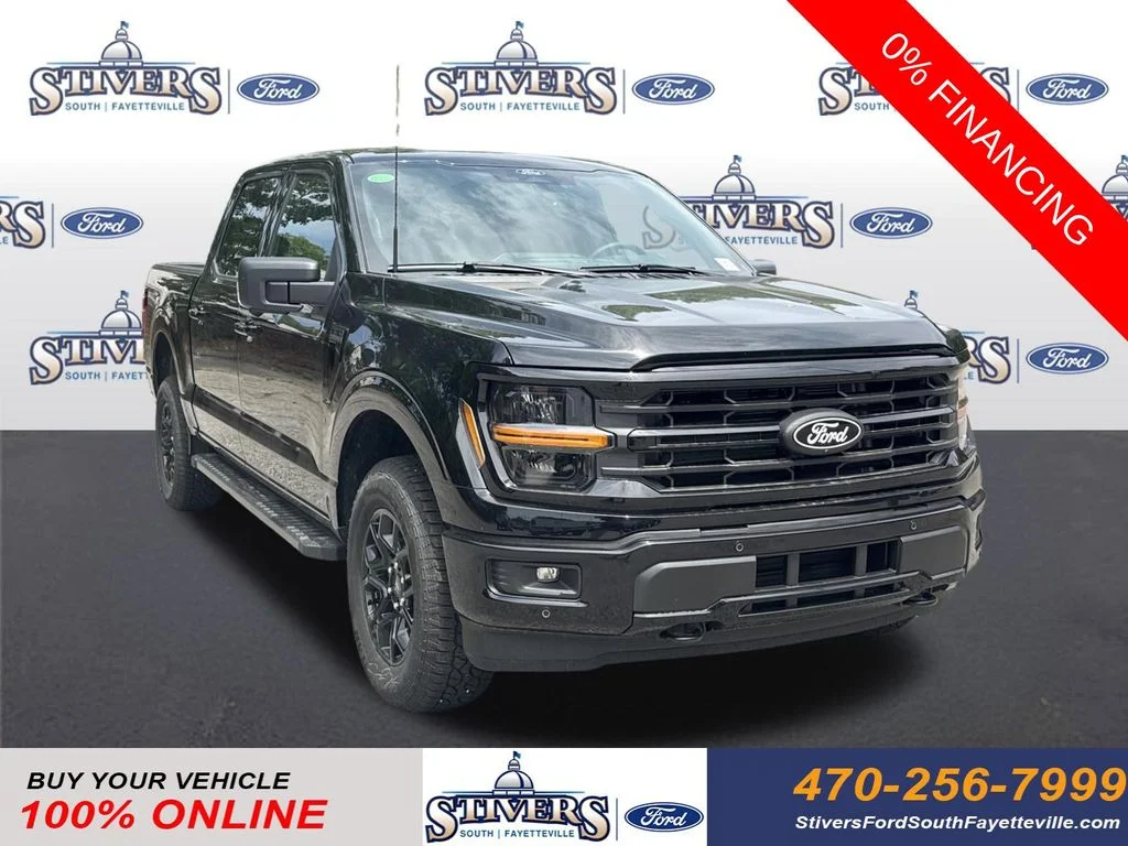 New 2026 Agate Black Metallic Ford XLT image 1