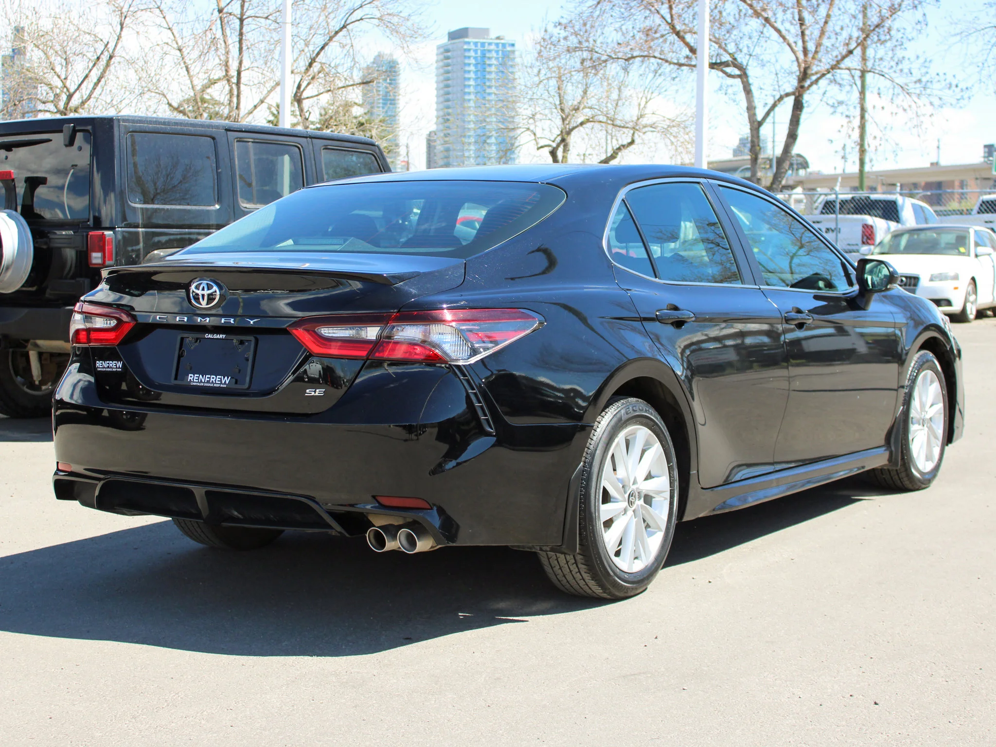 Certified Used 2023 Black Toyota SE * Heated Leather Seats | Apple CarPlay | Adaptive Cruise | Backup Camera image 16