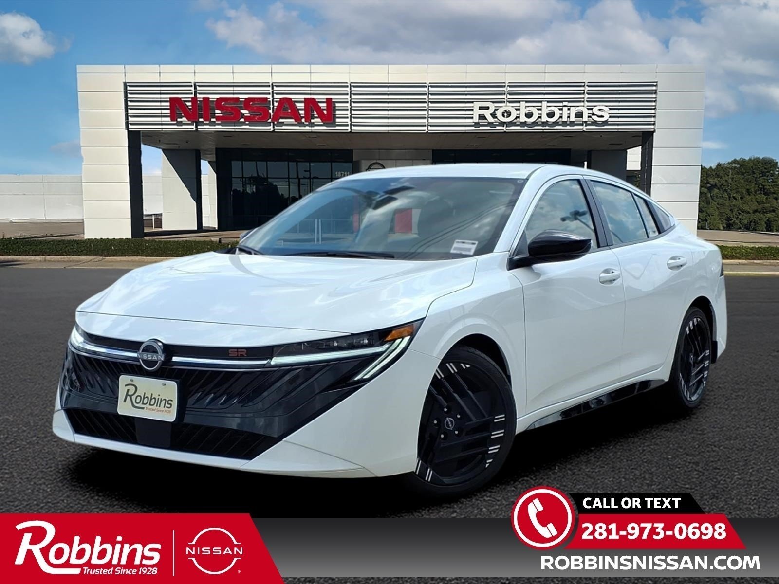2026 Nissan Sentra SR White at Robbins Nissan