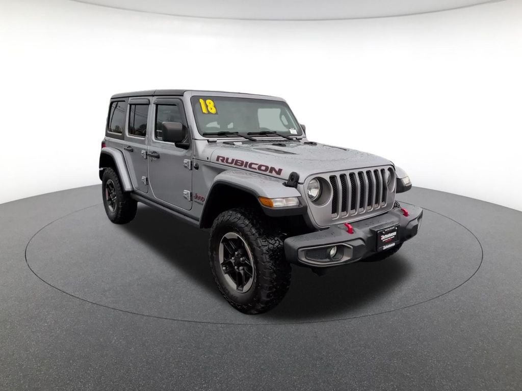 Certified Used 2018 Silver Jeep Unlimited Rubicon image 5