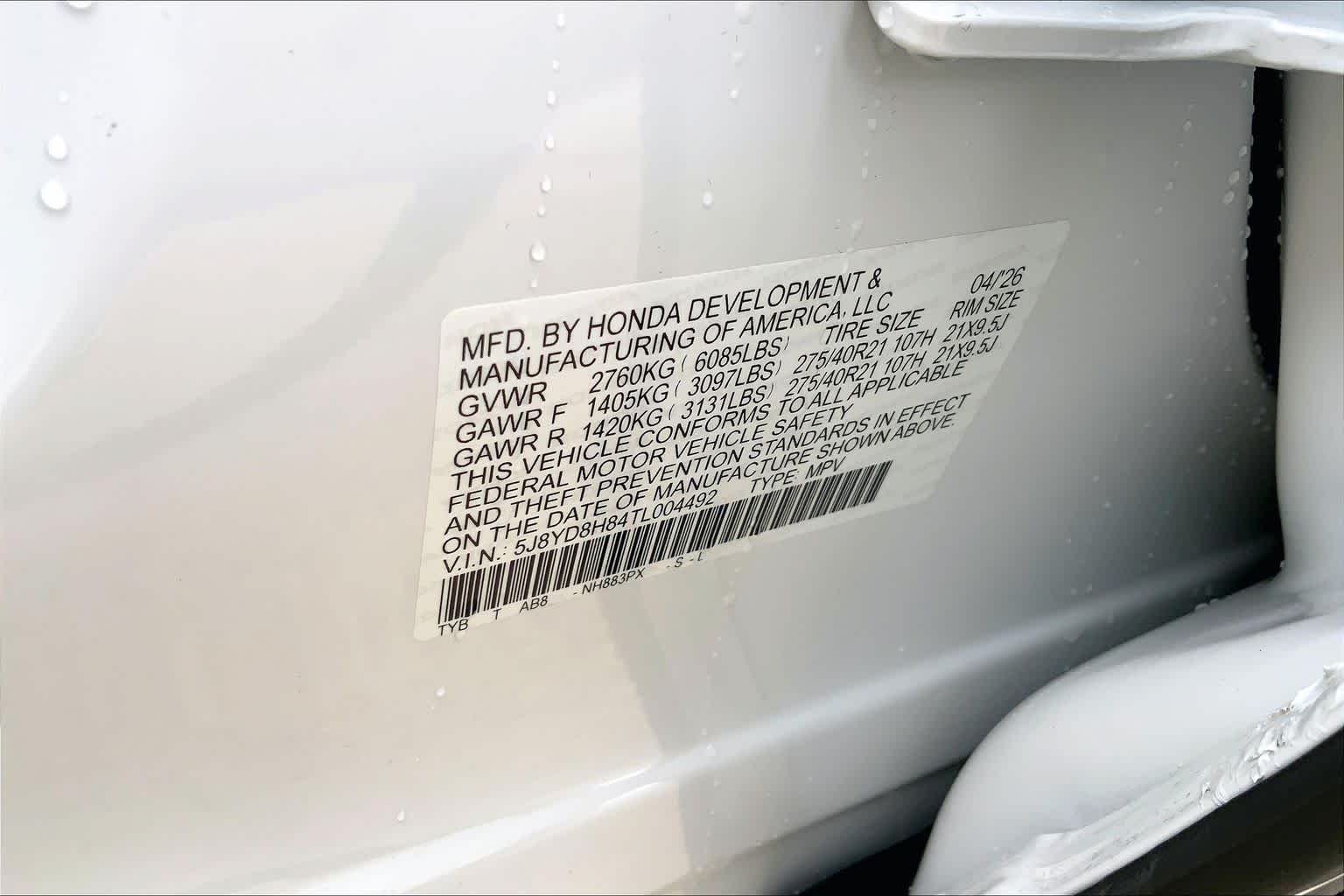 New 2026 Platinum White Pearl Acura Type S w/Advance Package image 21