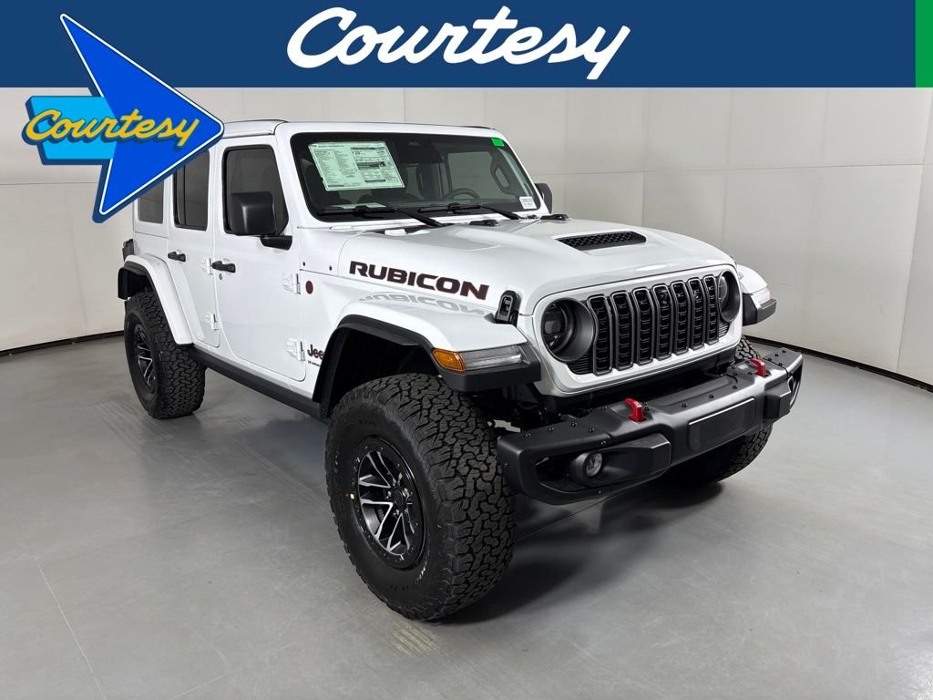 New 2026 Bright White Clearcoat Jeep Rubicon X image 1
