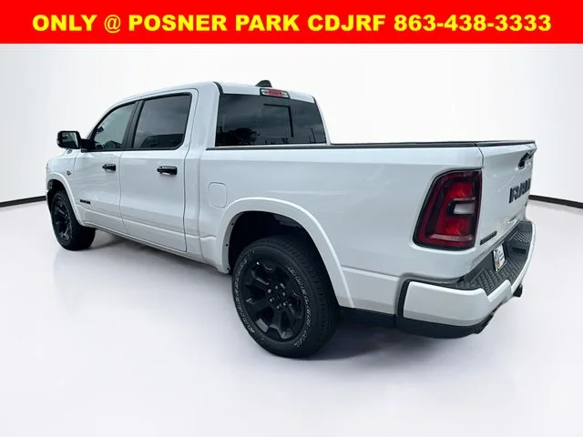 New 2026 Bright White Clear-Coat Exterior Paint RAM BIG HORN image 5