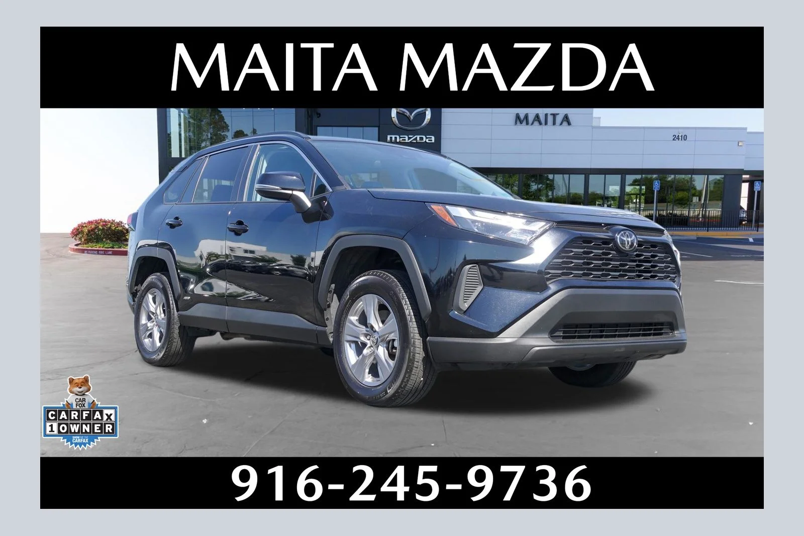 Used 2025 Midnight Black Metallic Toyota XLE image 1