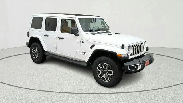 New 2026 Bright White Clear-Coat Exterior Paint Jeep Sahara image 12