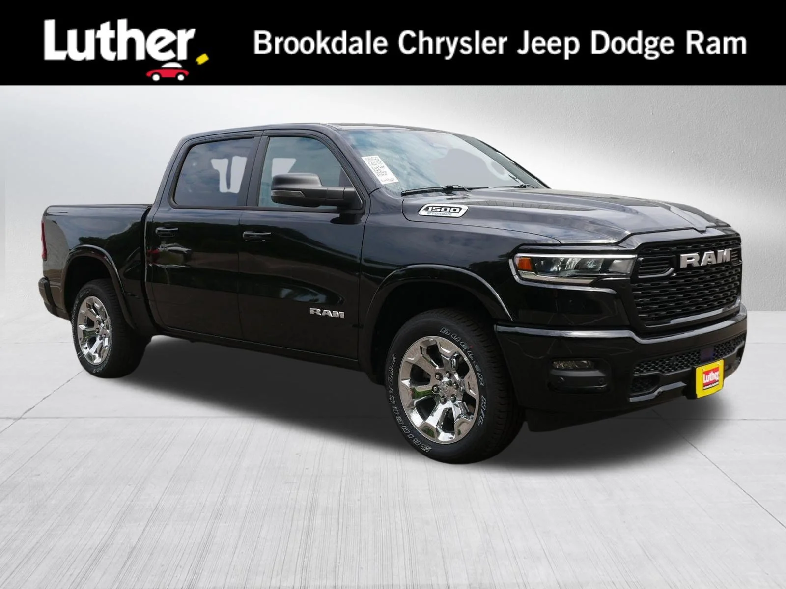New 2026 Diamond Black Crystal Pearl-Coat Exterior Paint RAM Big Horn image 1