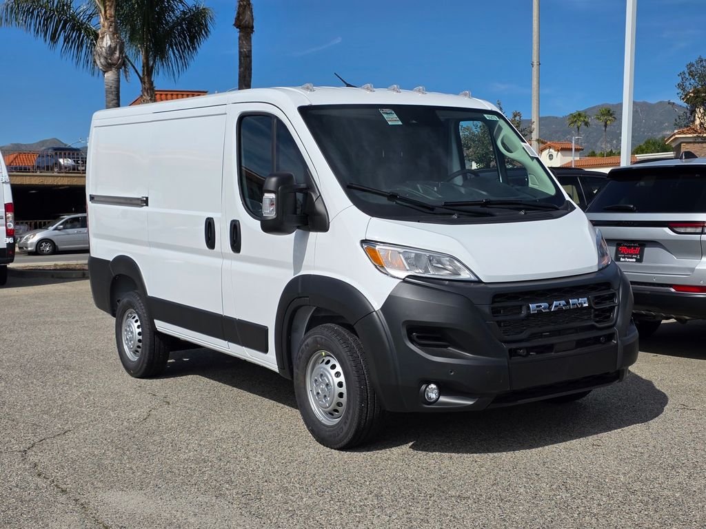 Bright White Clear-Coat Exterior Paint 2026 RAM ProMaster 1500 Tradesman 118 Low Roof Cargo Van FWD Van Front-Wheel Drive