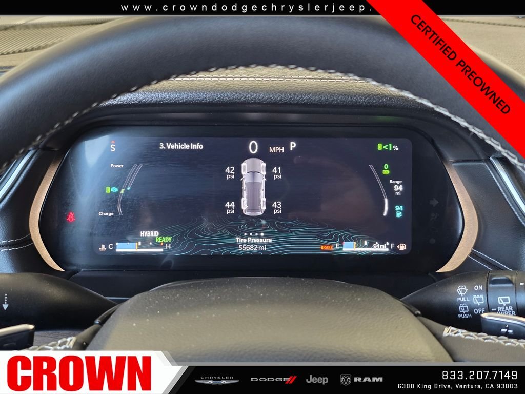 Certified Used 2024 Black Jeep 4xe image 33