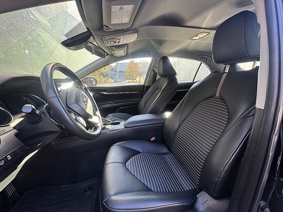 Used 2023 Midnight Black Metallic Toyota SE image 7