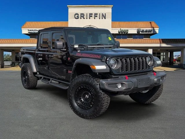 Used 2024 Black Clearcoat Jeep Rubicon image 1