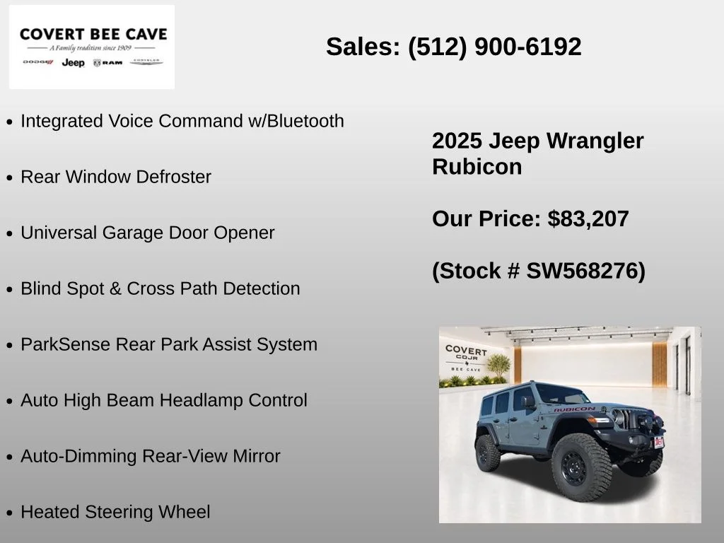 2025 Jeep Wrangler 4-Door Rubicon - Photo 31