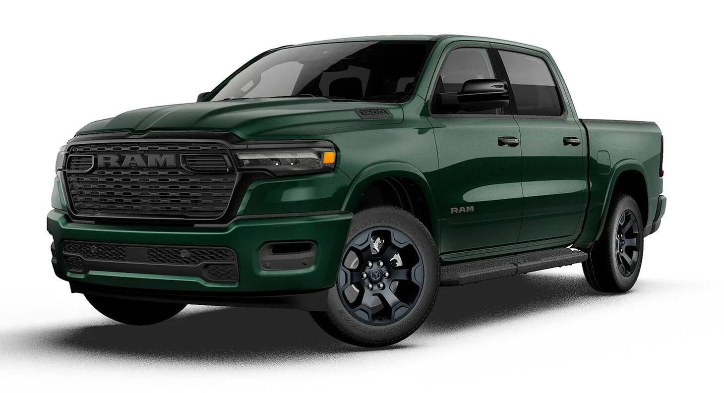 New 2027 Serrano-Green Metallic Exterior Paint RAM BIG HORN image 1