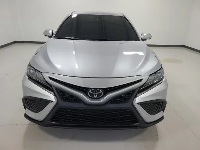 Used 2023 Celestial Silver Metallic Toyota SE image 5