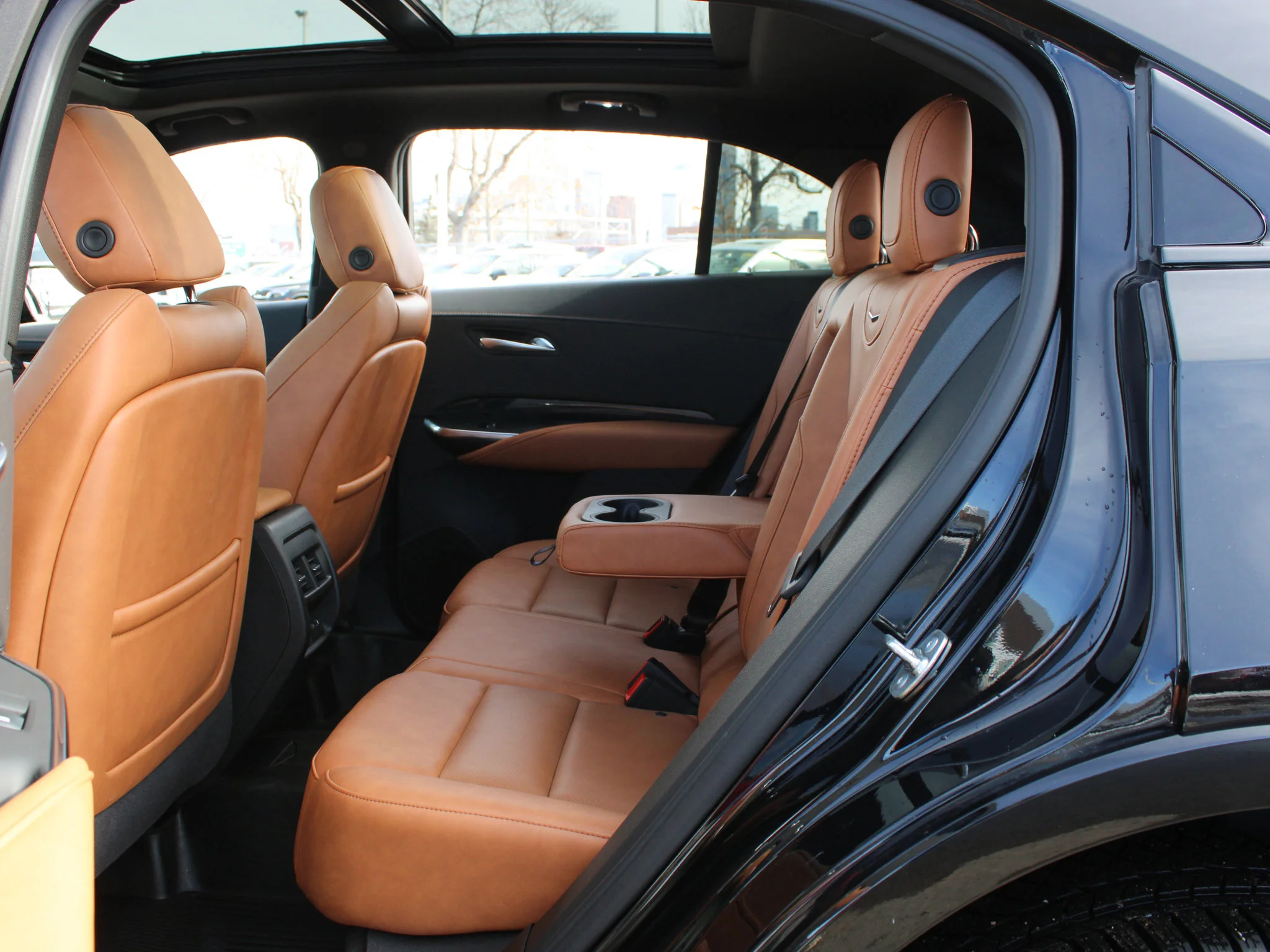 Certified Used 2024 Black Cadillac AWD Sport * 3M PPF | Winter Tires | Adaptive Cruise | Brown Leather | Head-Up Display image 18