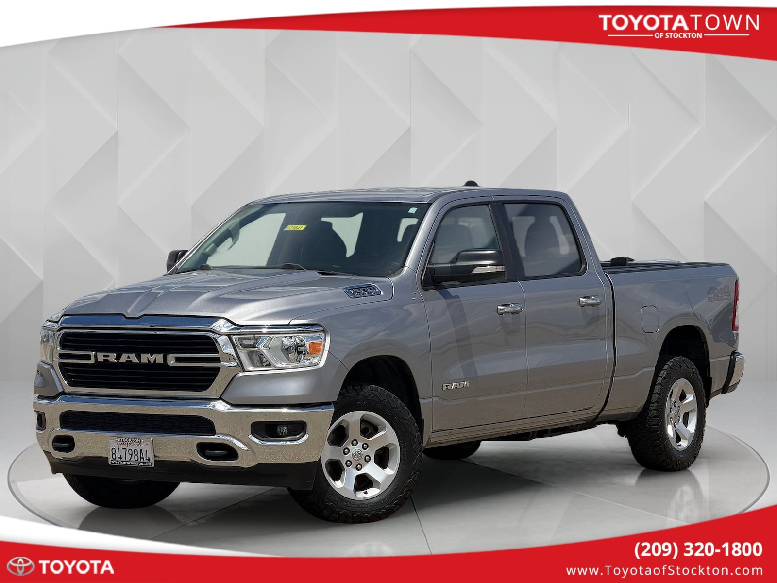 Used 2020 Billet Silver Metallic Clearcoat Ram Big Horn image 1