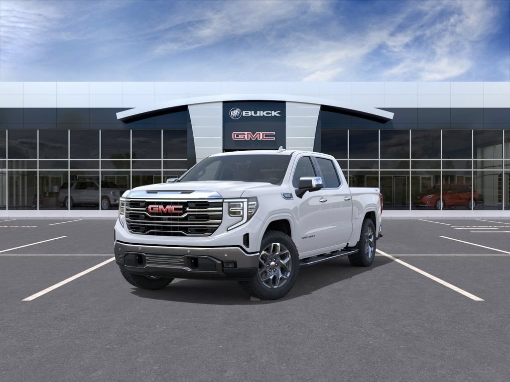 New 2026 Glacier White Tricoat GMC SLT image 8