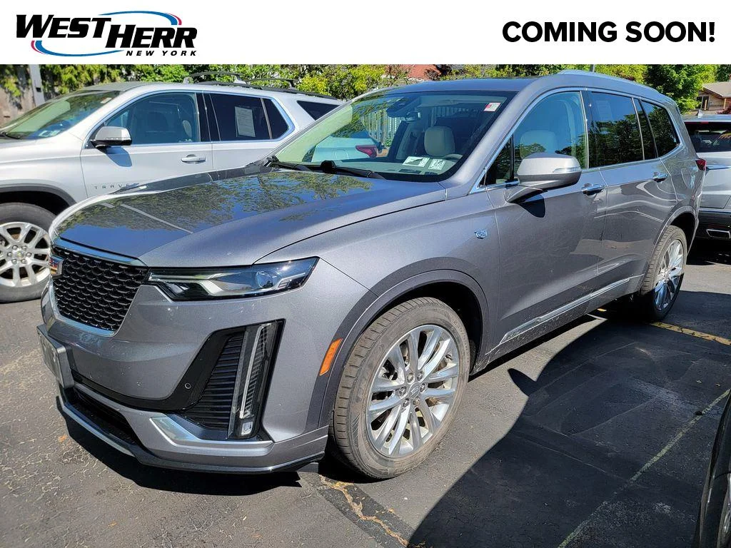 Used 2021 Steel Metallic Cadillac Premium Luxury image 1