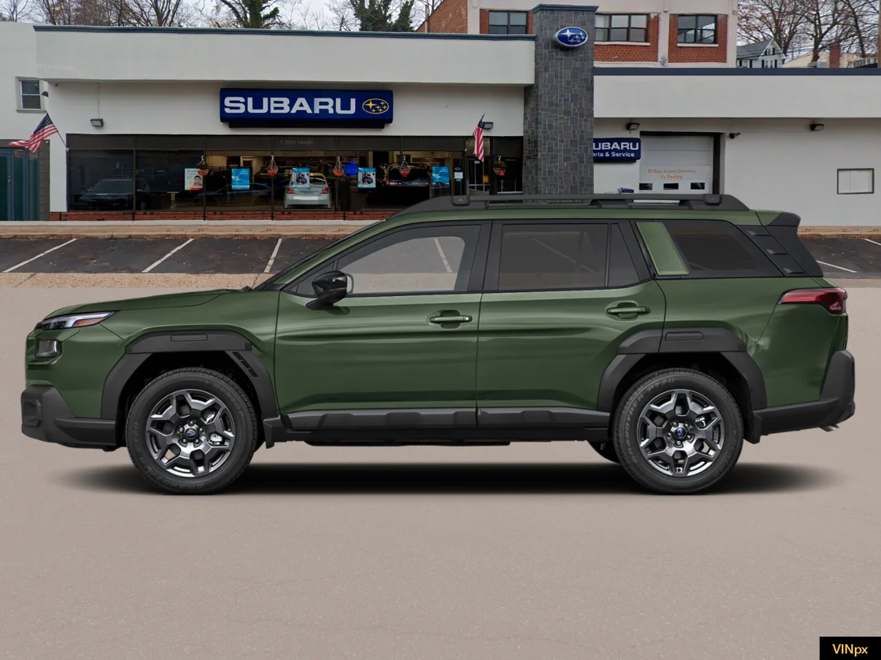 New 2026 DEEP EMERALD GREEN PEARL Subaru Premium image 3