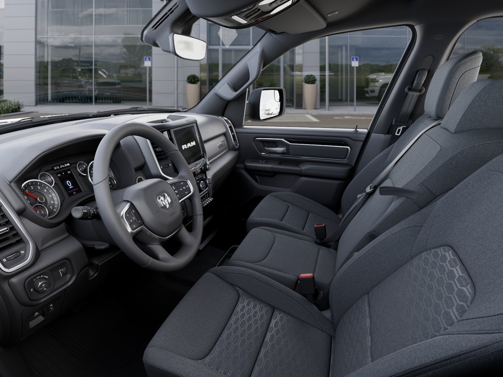 New 2026 Diamond Black Crystal Pearl-Coat Exterior Paint RAM Big Horn/Lone Star image 52