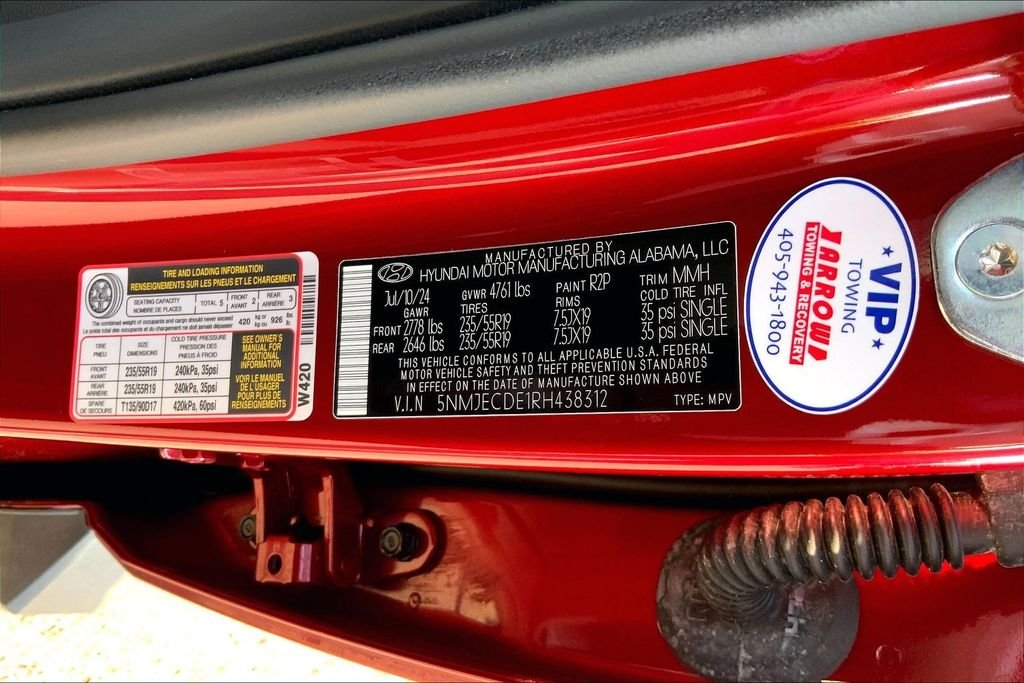 Used 2024 Red Hyundai Limited image 19