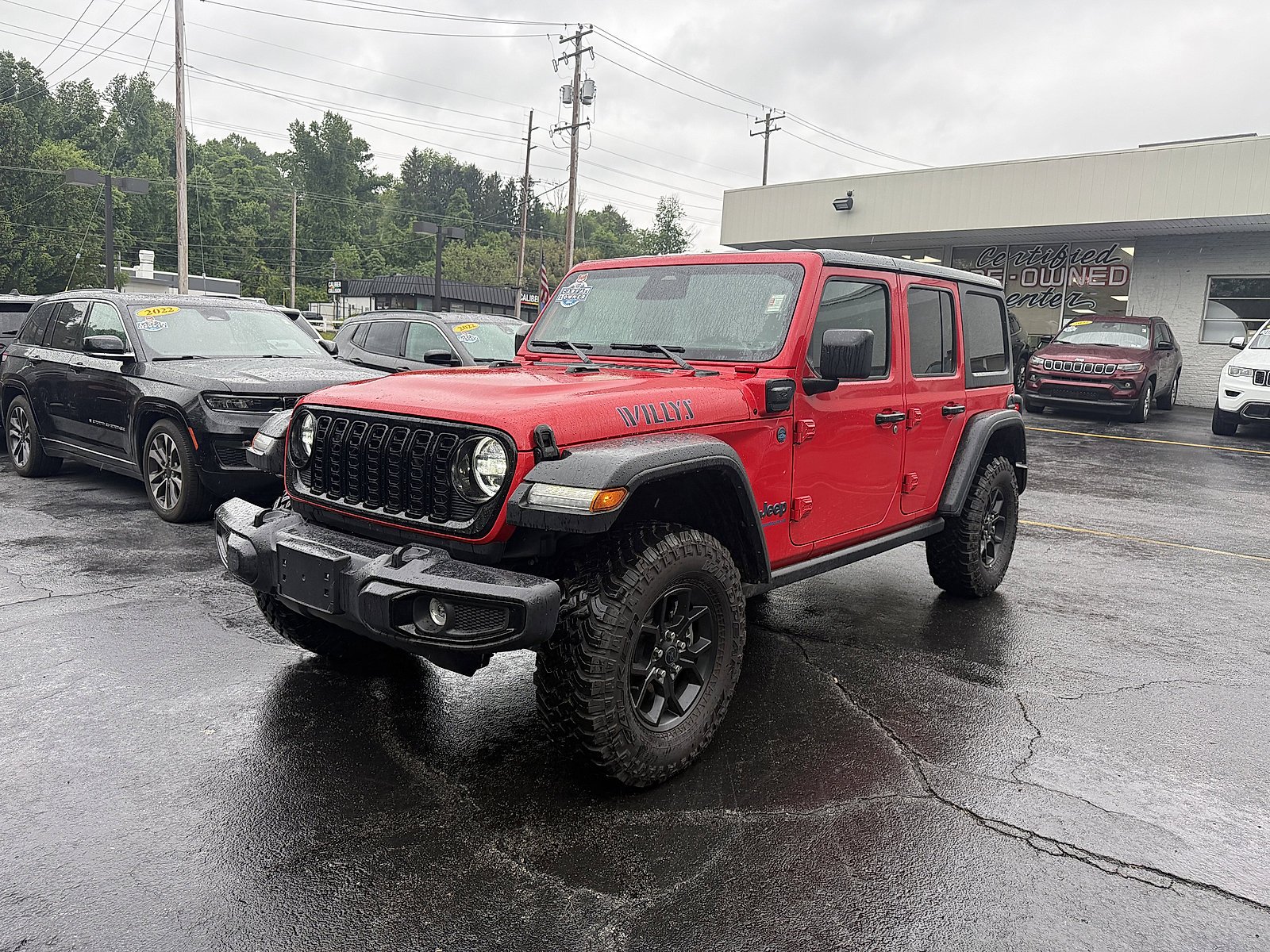 Certified Used 2025 Firecracker Red Clearcoat Jeep Willys image 3