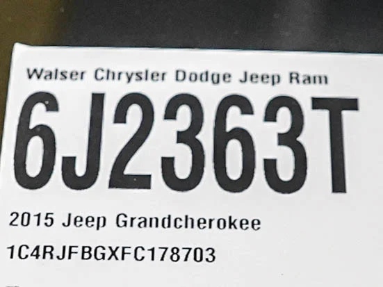 Used 2015 Brilliant Black Crystal Pearlcoat Jeep Limited image 31