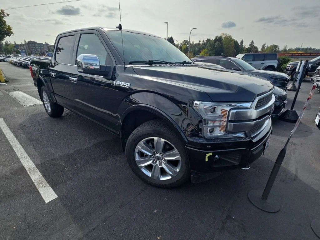 Used 2019 Agate Black Metallic Ford Platinum image 2