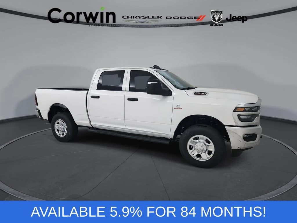New 2026 Bright White Clear-Coat Exterior Paint RAM Tradesman image 1