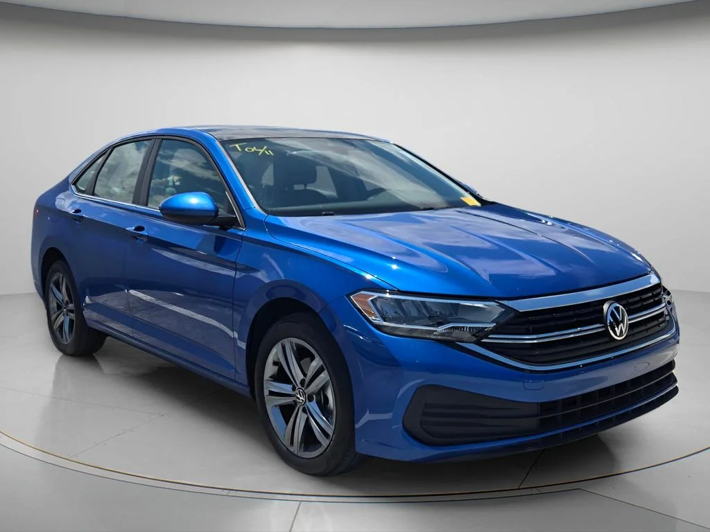 Certified Used 2023 Blue Volkswagen 1.5T SE image 3