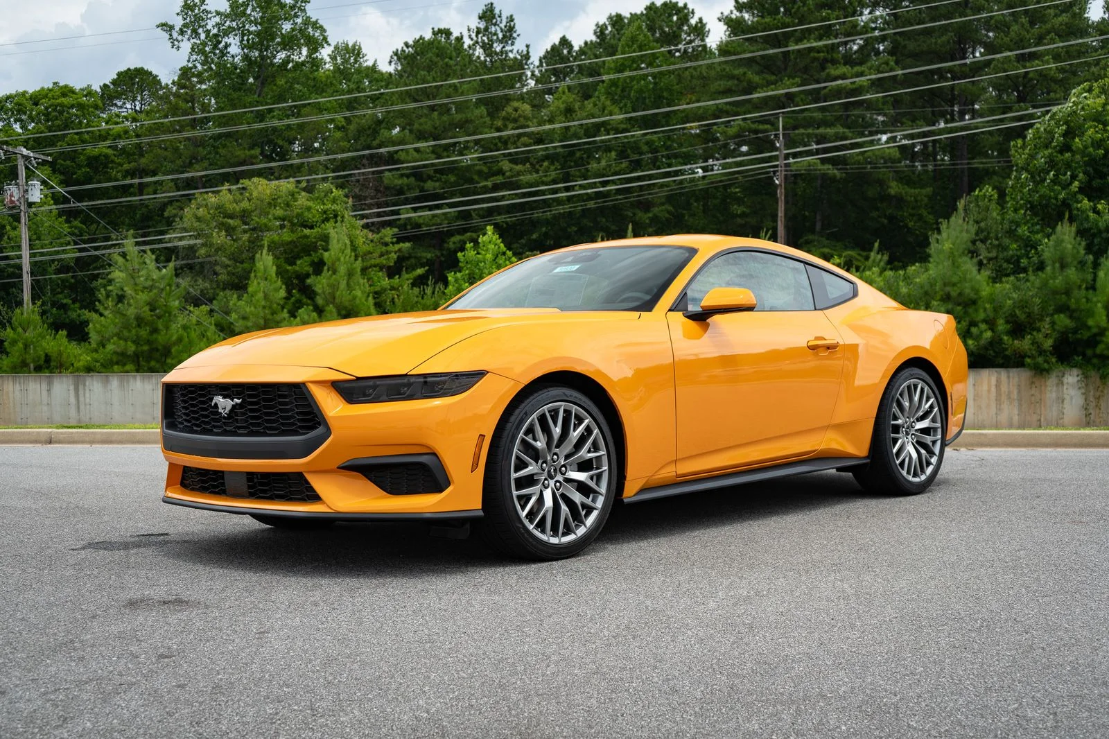 New 2026 Orange Fury Metallic Tri-coat Ford EcoBoost® Premium Fastback image 3