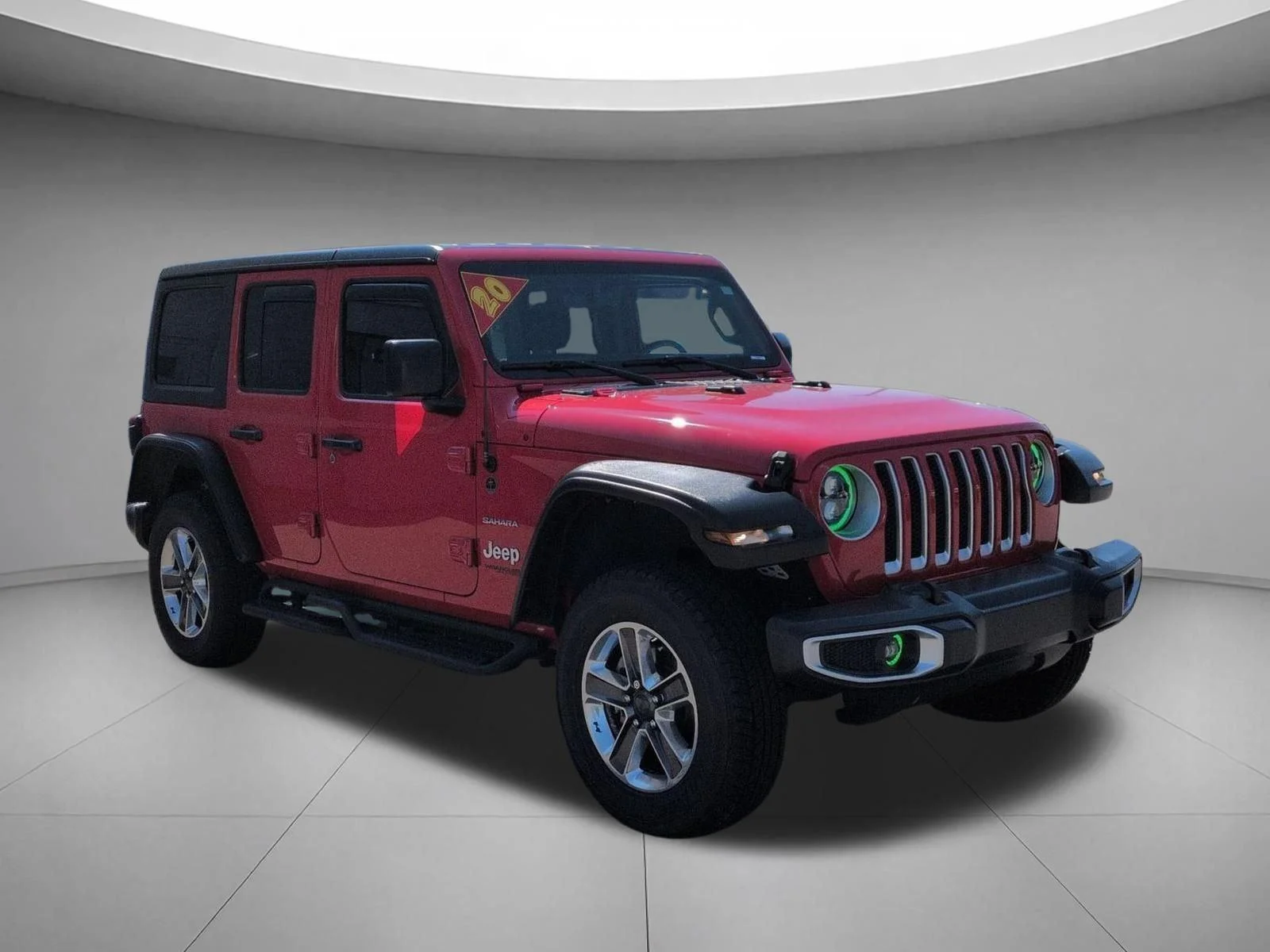Used 2020 Firecracker Red Clearcoat Jeep North Edition image 7