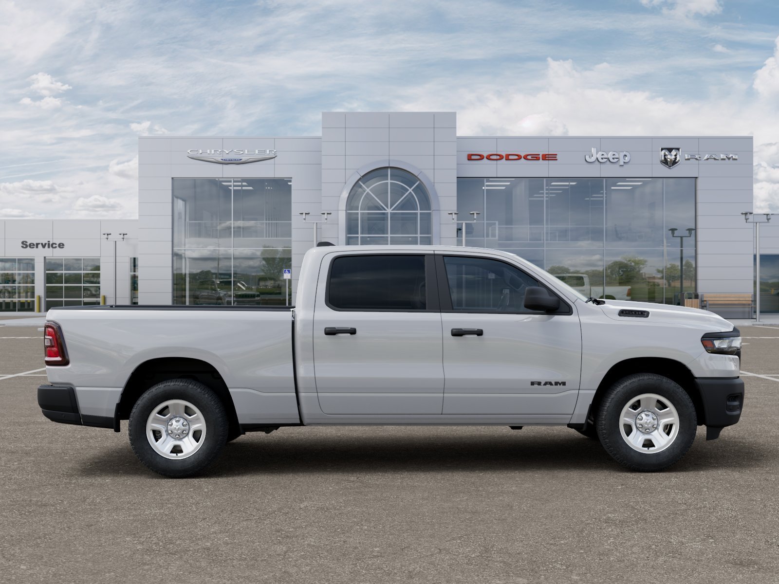New 2026 Bright White Clear-Coat Exterior Paint RAM Tradesman image 59