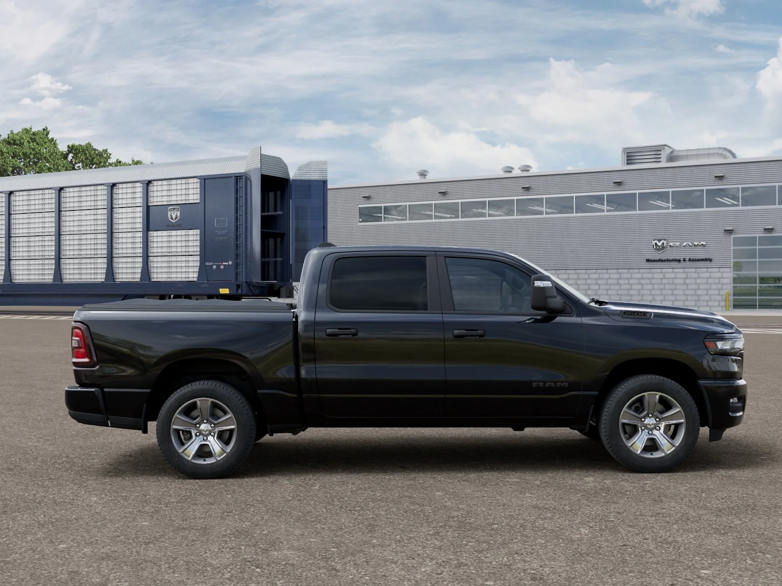 New 2026 Diamond Black Crystal Pearl-Coat Exterior Paint RAM  image 12