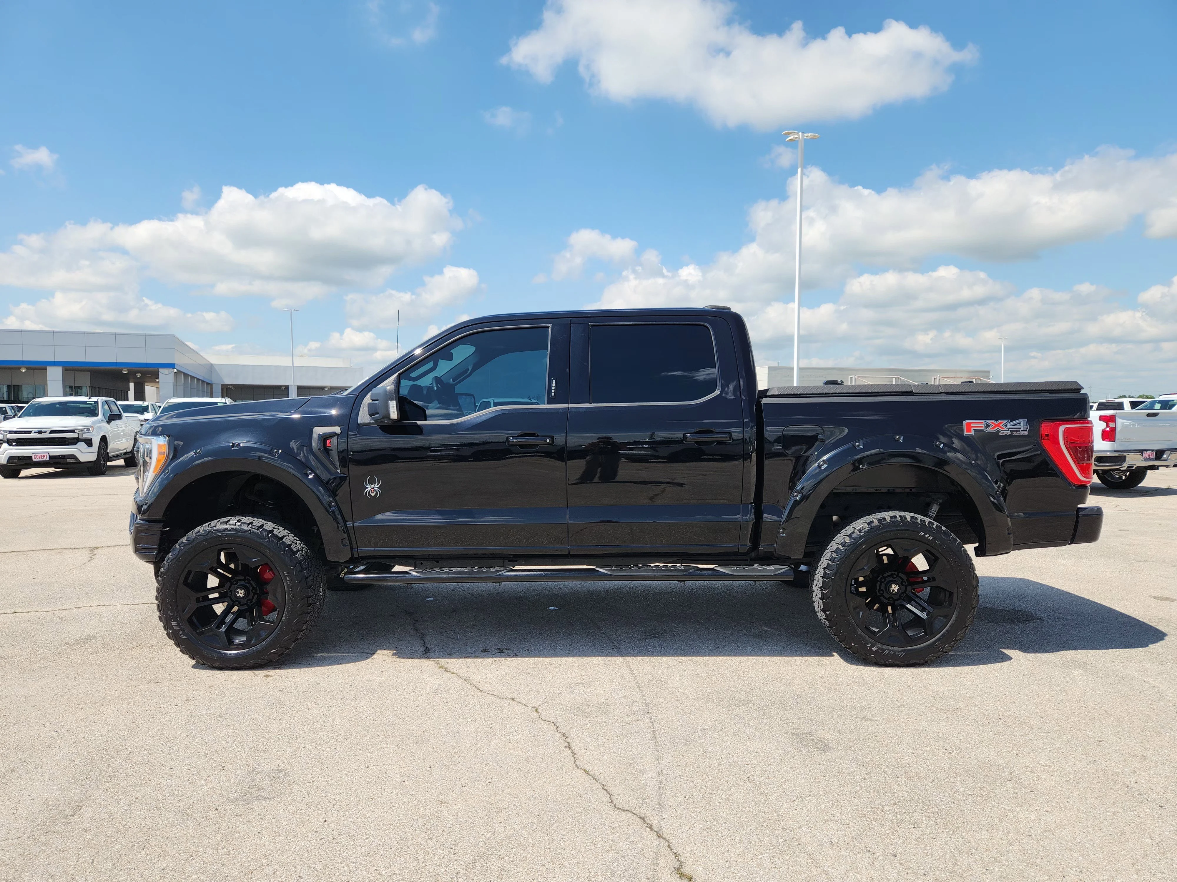 Used 2023 Black Ford XLT Black Widow Edition image 4