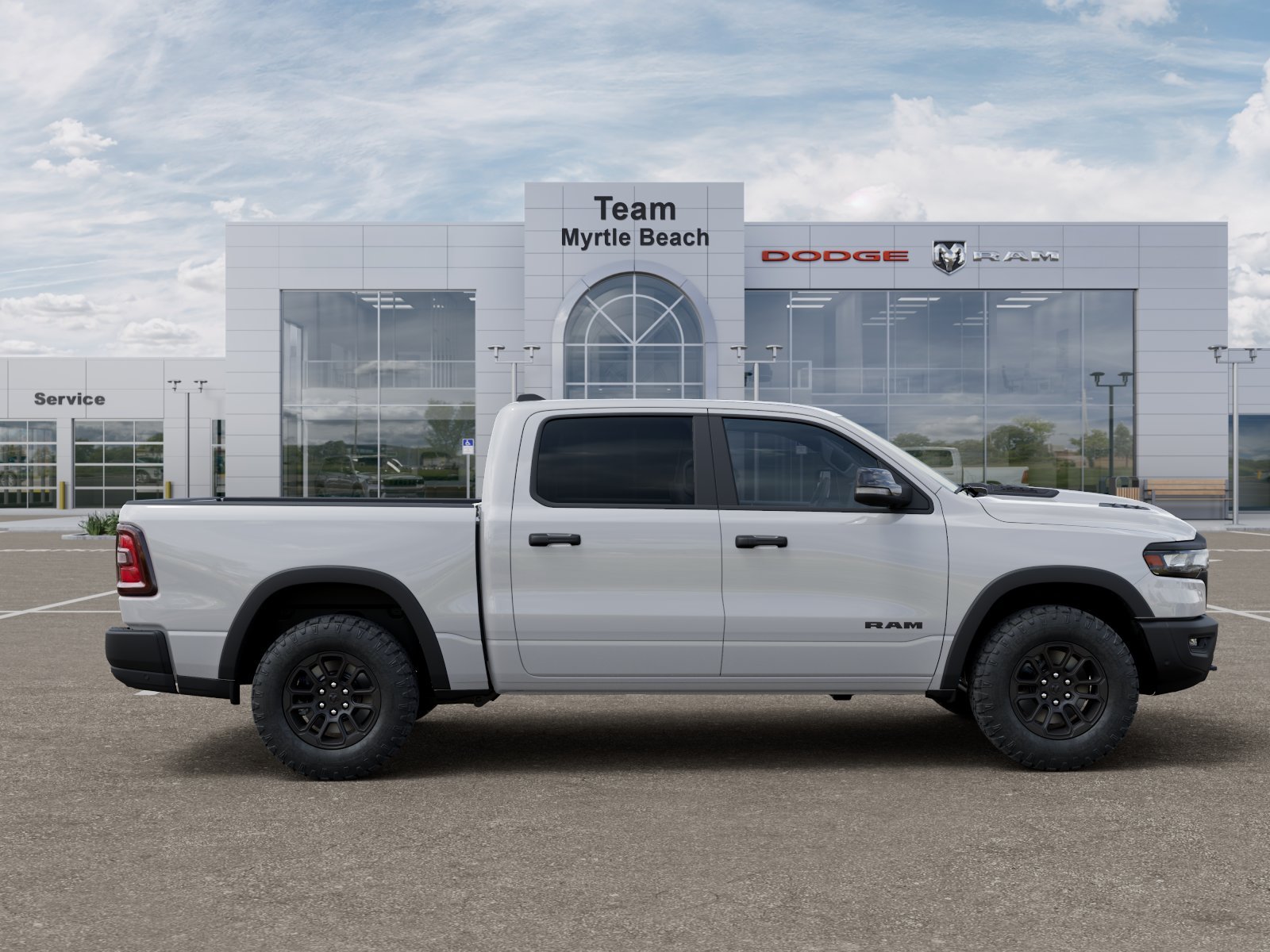 New 2026 Bright White Clear-Coat Exterior Paint RAM Rebel image 47