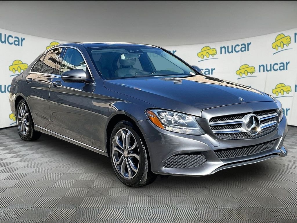 Gray 2017 Mercedes-Benz C-Class Sedan Rear-Wheel Drive 7-Speed Automatic