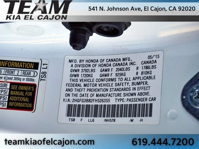 Used 2015  Honda EX image 36