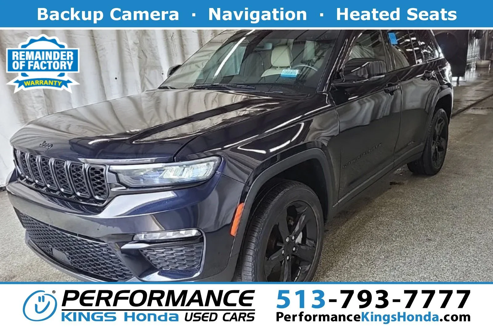 Used 2023 Midnight Sky Jeep Limited image 1