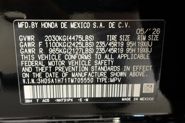 New 2026 Crystal Black Pearl Acura A-Spec Advance Package image 23