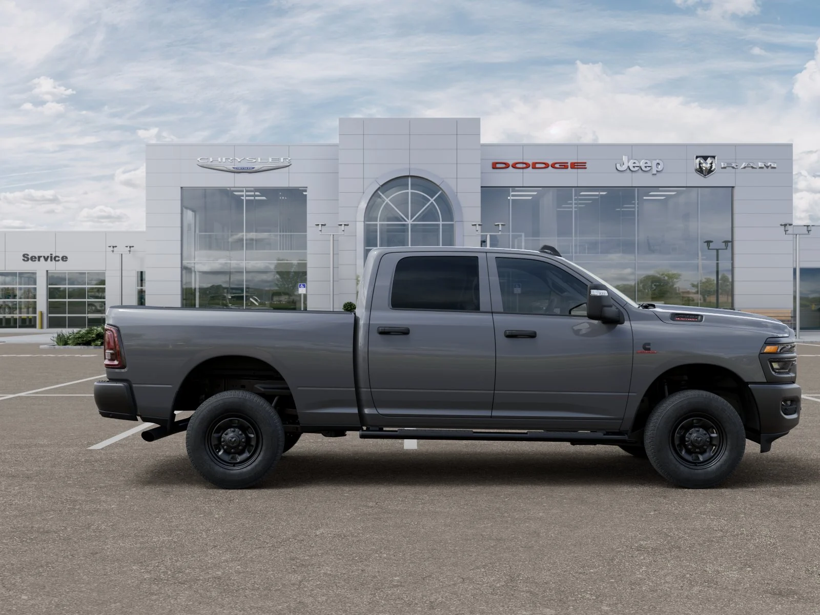 New 2026 Ceramic Gray Clear-Coat Exterior Paint RAM Tradesman image 48