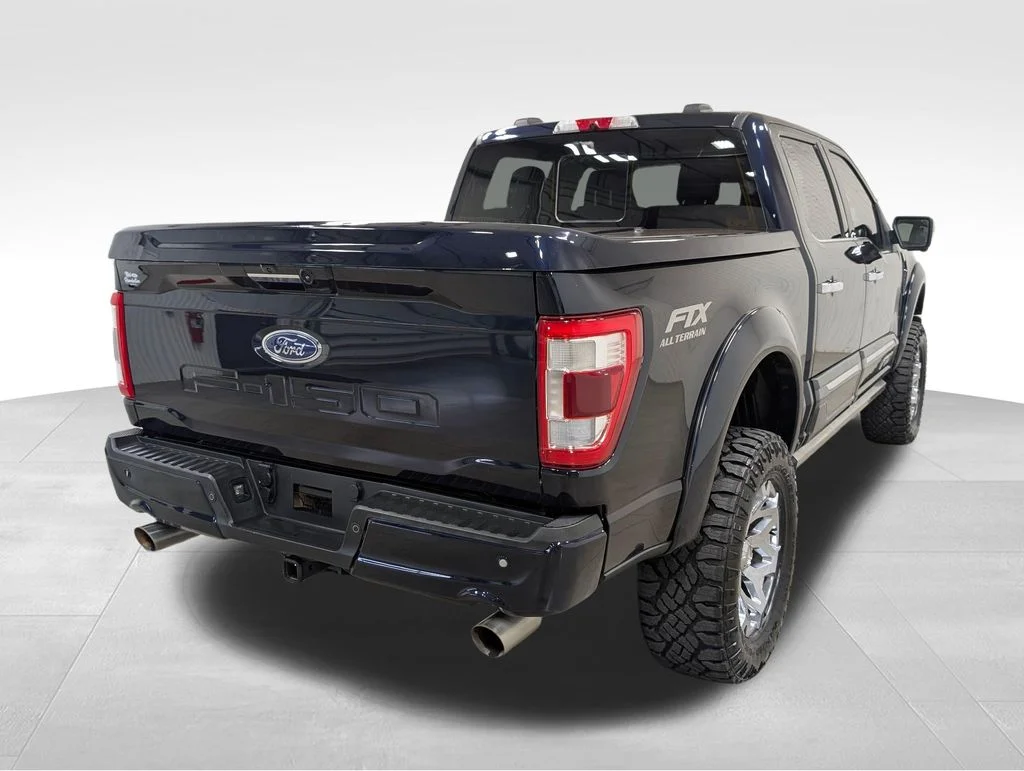 Used 2022 Antimatter Blue Metallic Ford Lariat image 24
